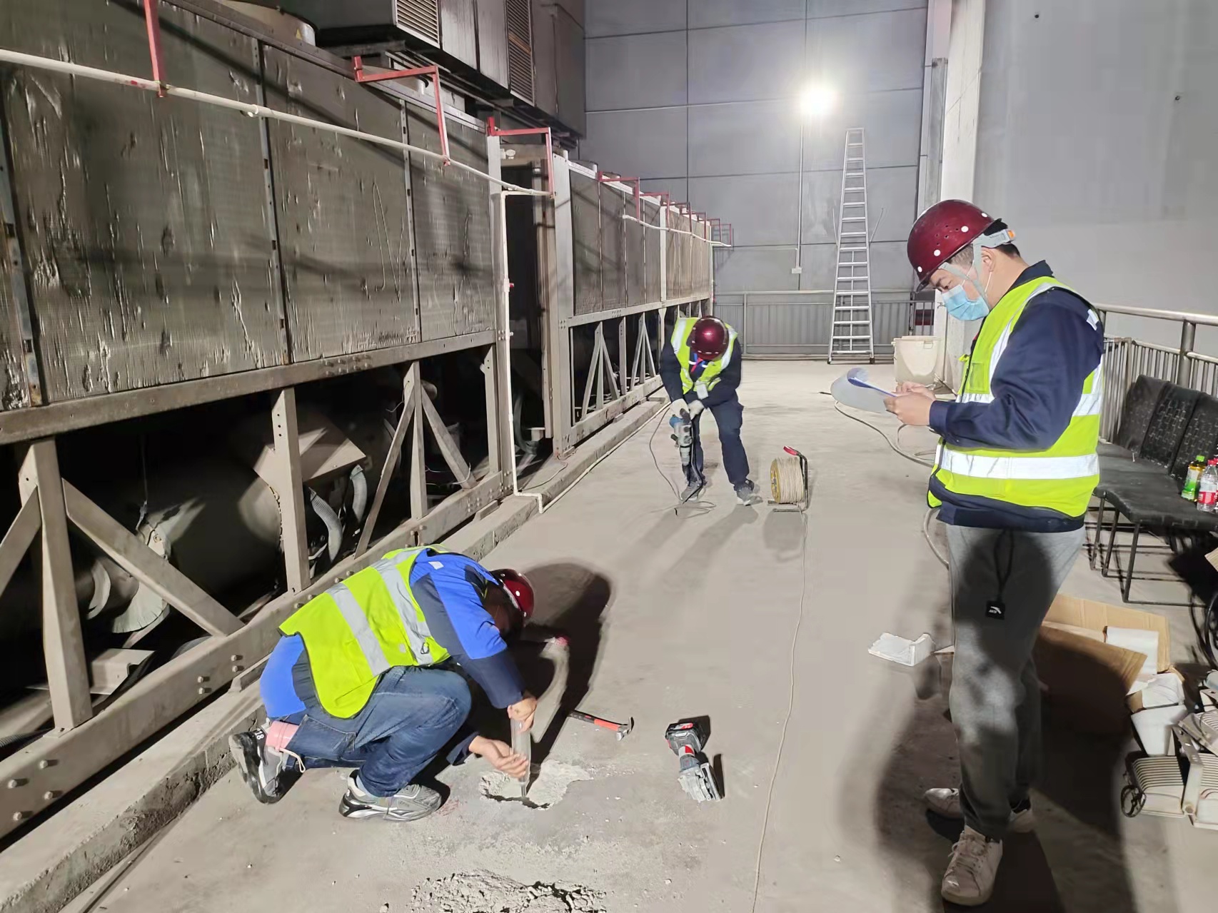 蘇州某公司倉庫地坪承載力評(píng)估