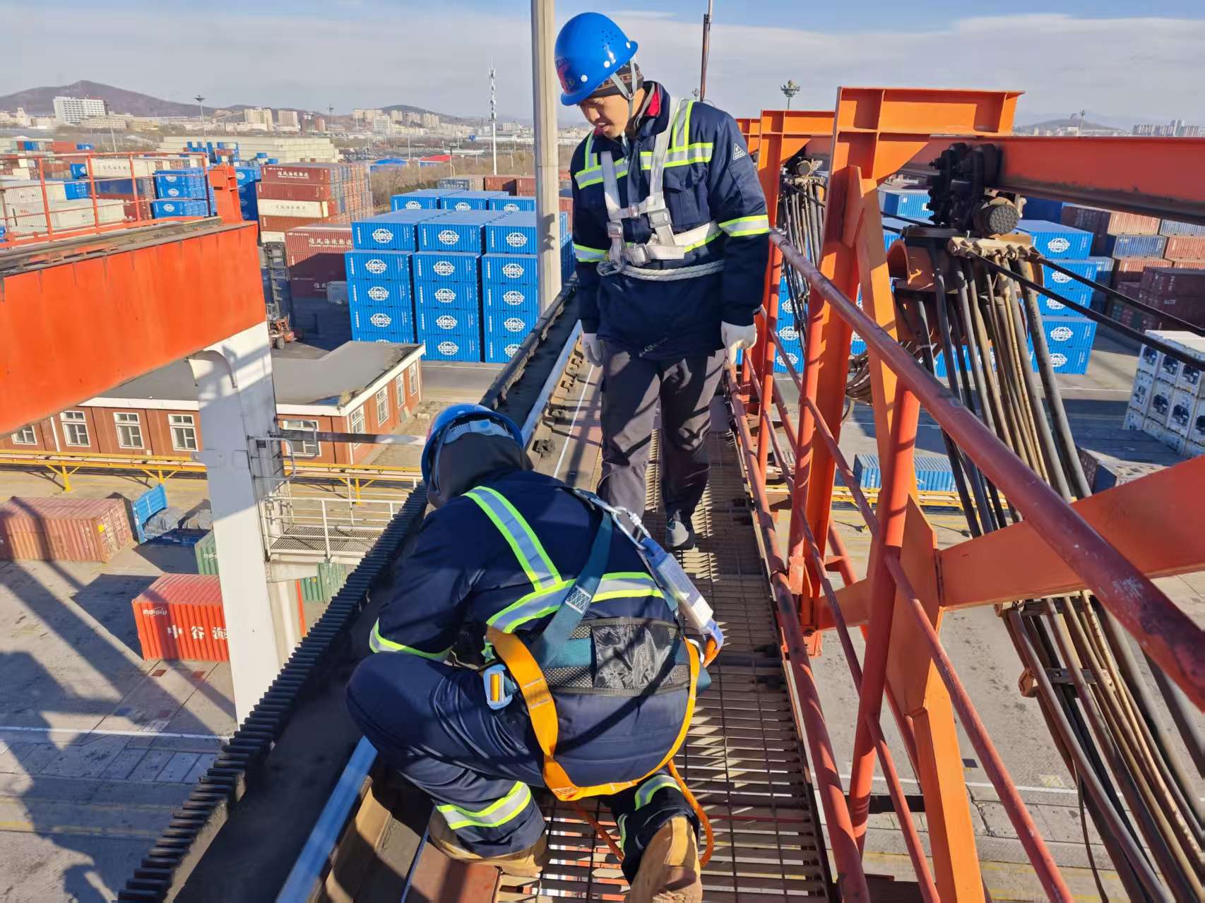 集裝箱碼頭場橋鋼結(jié)構(gòu)檢測