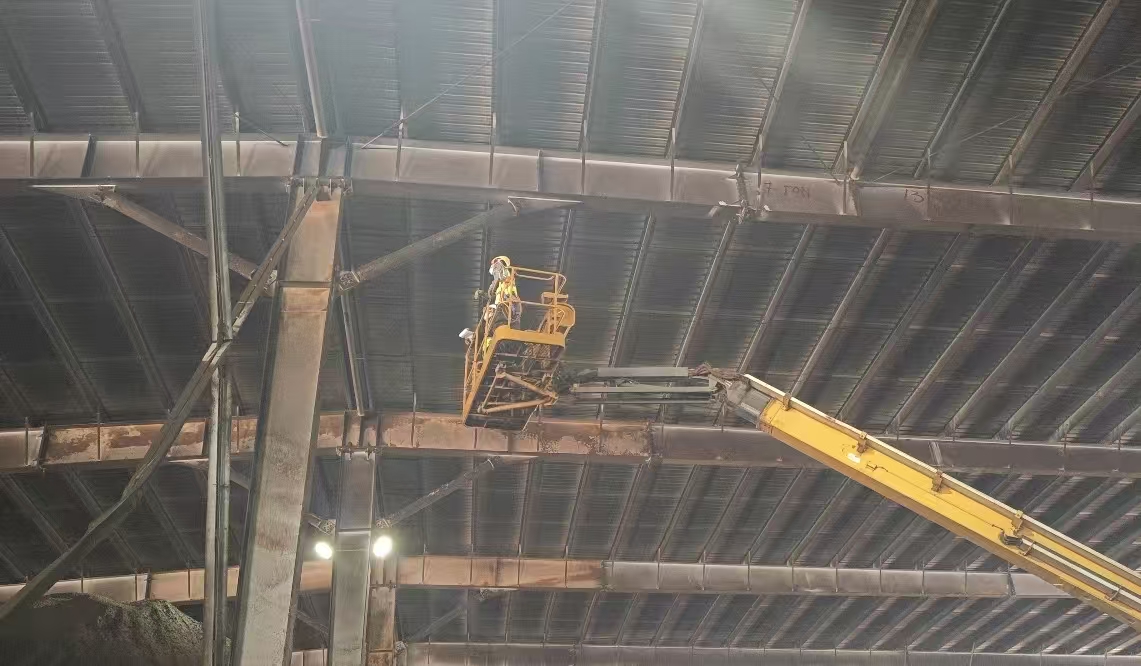 檢測(cè)出海：印尼鋼結(jié)構(gòu)料棚局部安全性檢測(cè)